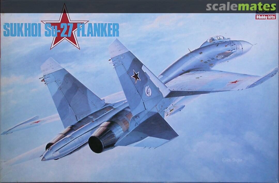 Boxart Sukhoi Su-27 Flanker 04040 Hasegawa