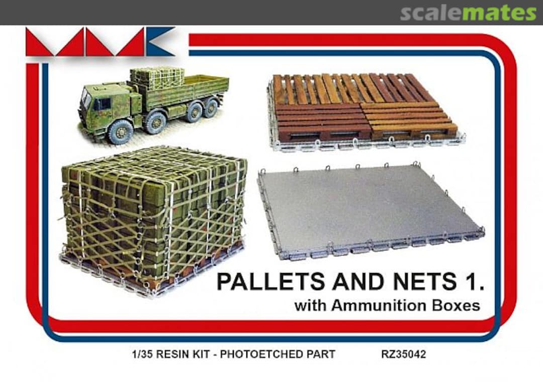 Boxart Pallets & Nets #1, With Ammunition Boxes RZ35042 MMK