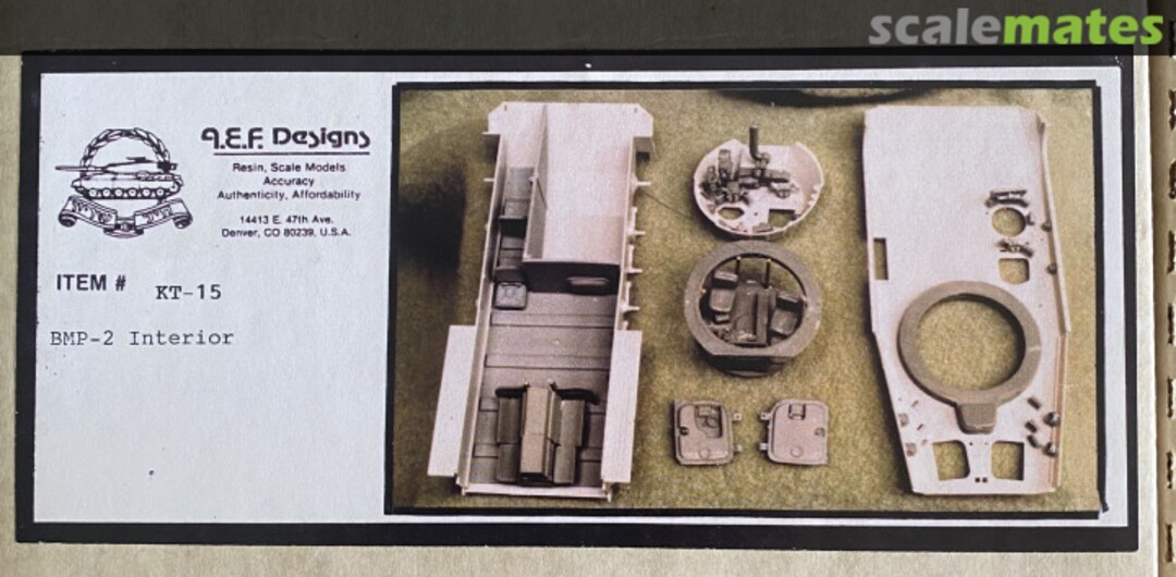 Boxart BMP-2 Interior KT-15 A.E.F. Designs