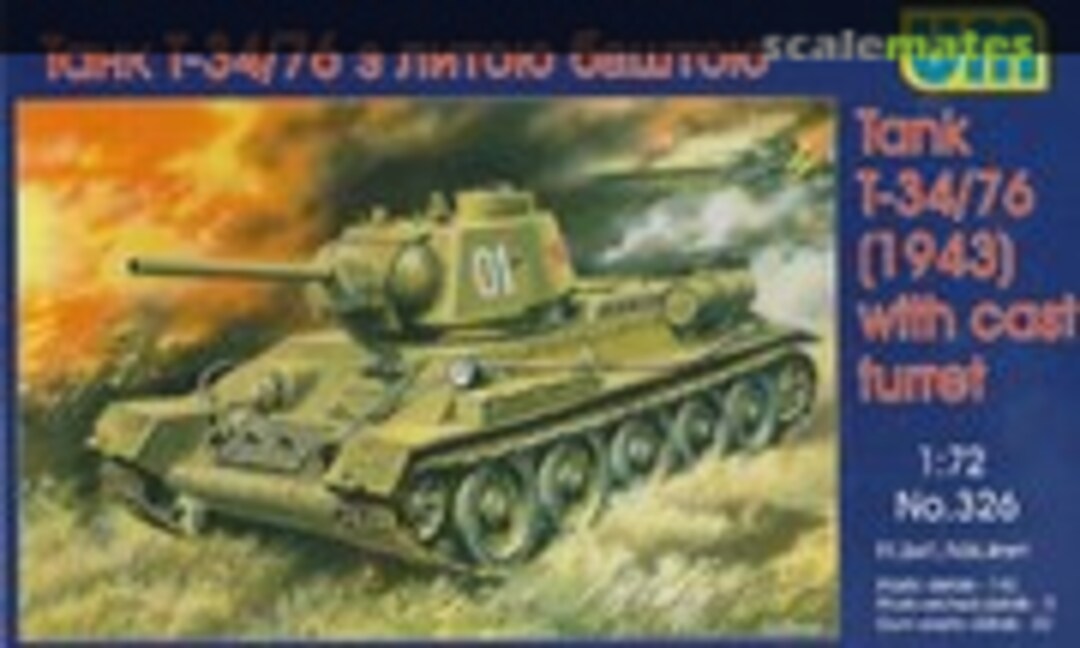 1:72 Tank T-34/76 (1943) (UM  326)