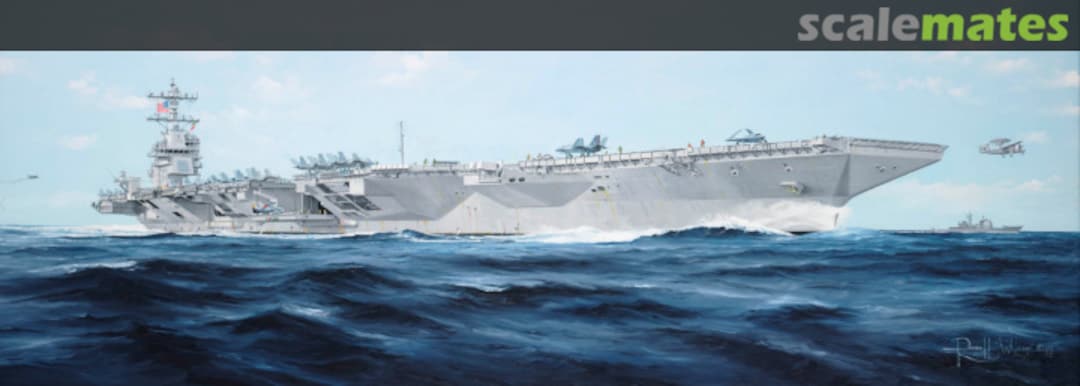 Boxart USS  Gerald R.Ford CVN-78 05638 Trumpeter