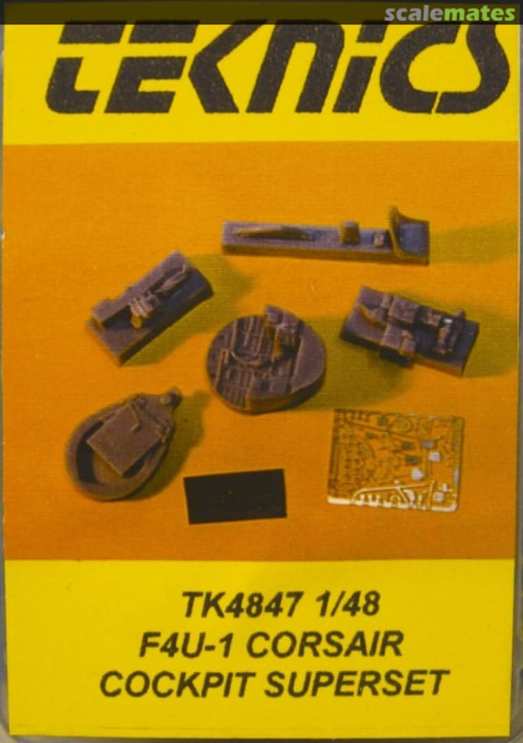 Boxart F4U-1 Cockpit Super Set TK4847 Teknics