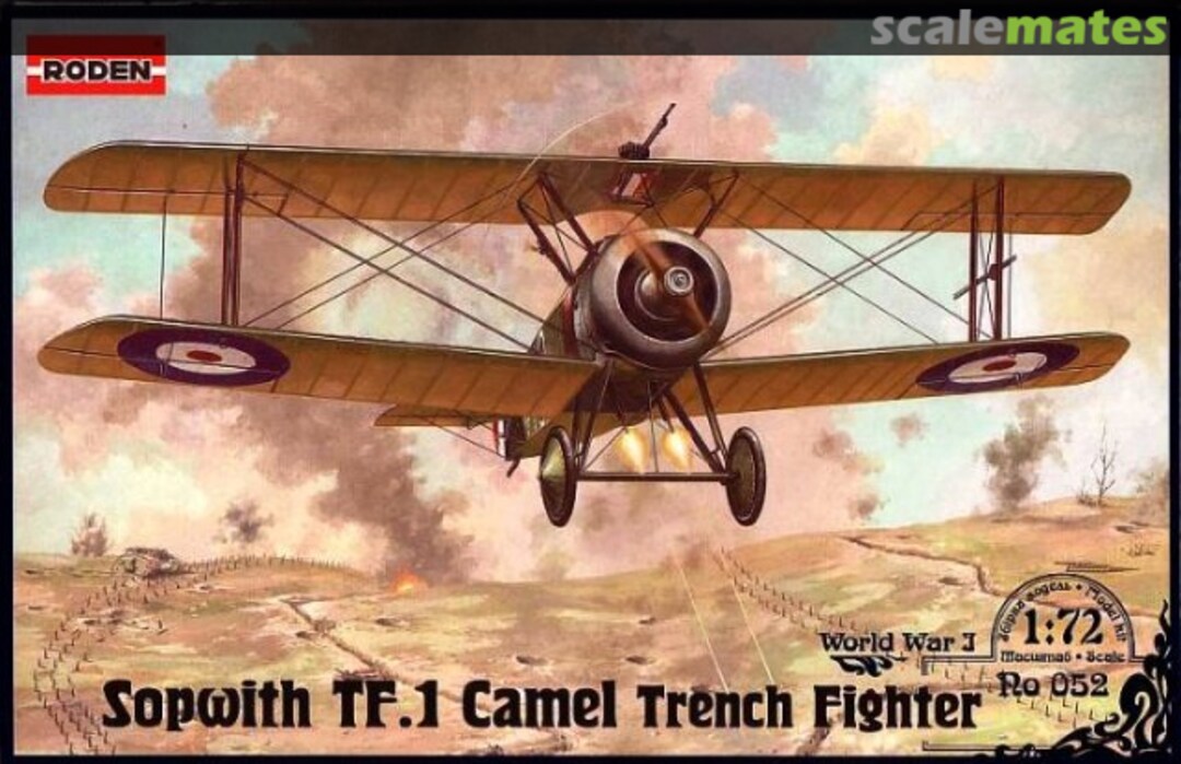 Boxart Sopwith TF.1 Camel Trench Fighter 052 Roden