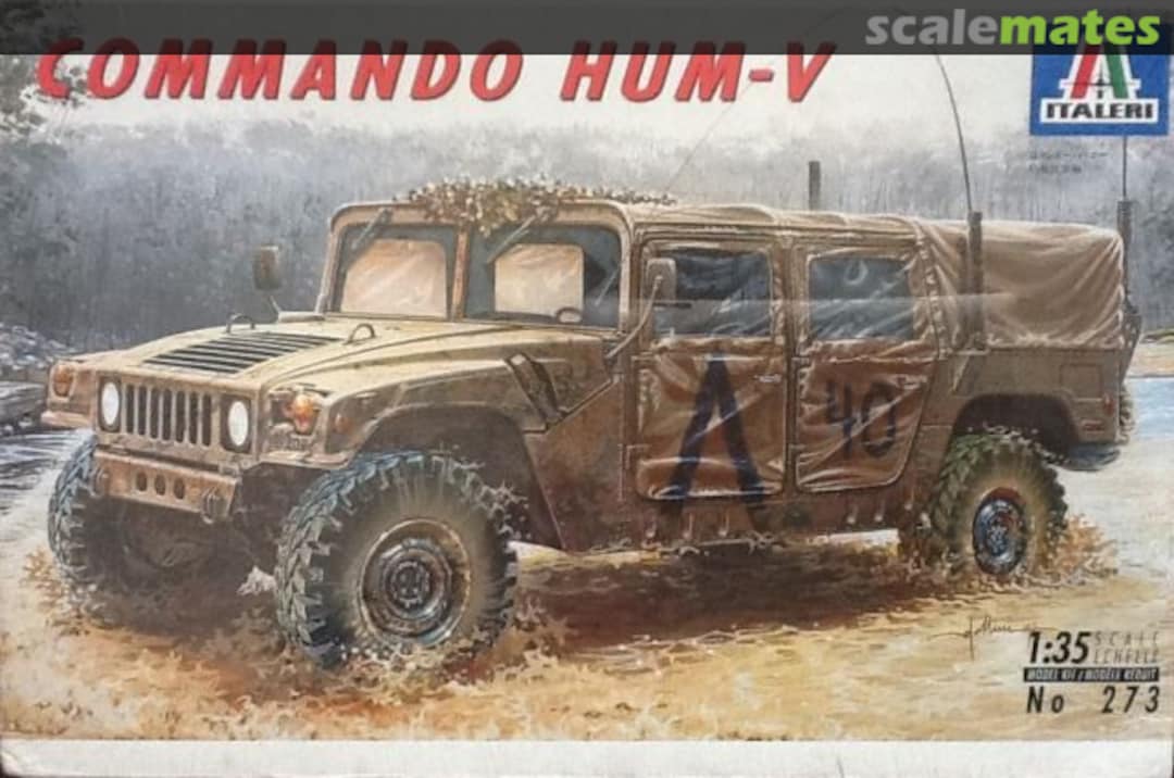 Boxart Commando HUM-V 273 Italeri