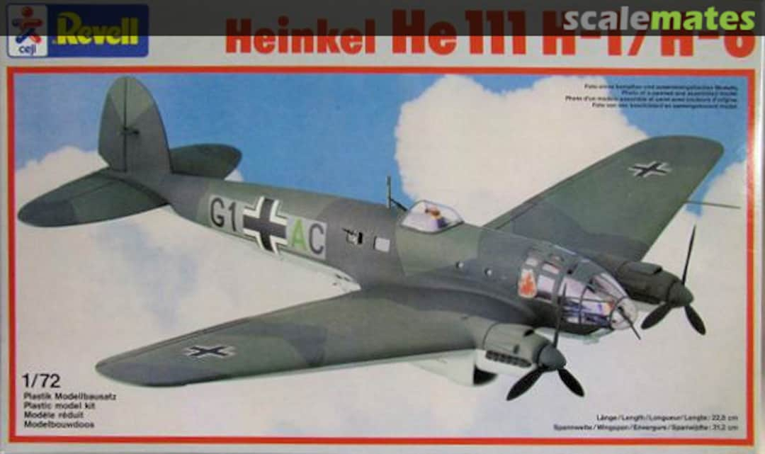 Boxart Heinkel He 111 H-1/H-6 4335 Revell/ceji