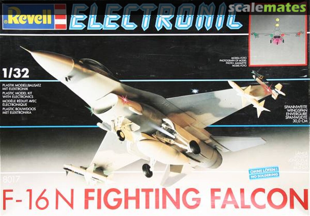 Boxart F-16 N Fighting Falcon 8017 Revell