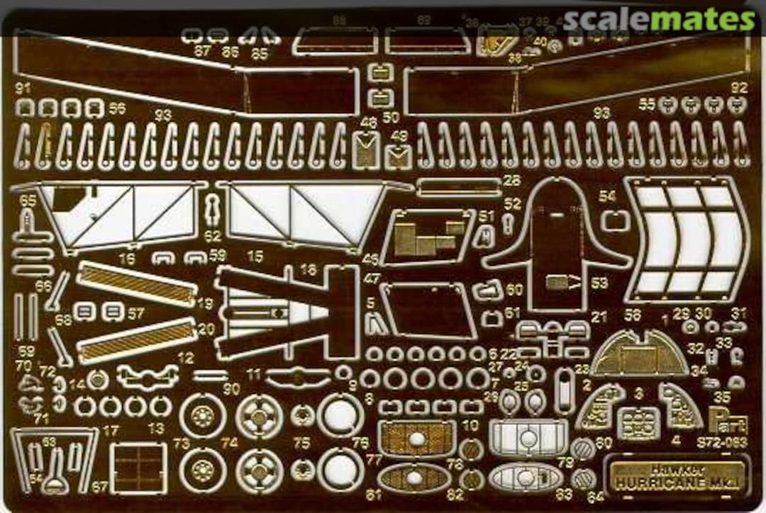 Boxart Hawker Hurricane Mk.I S72-063 Part