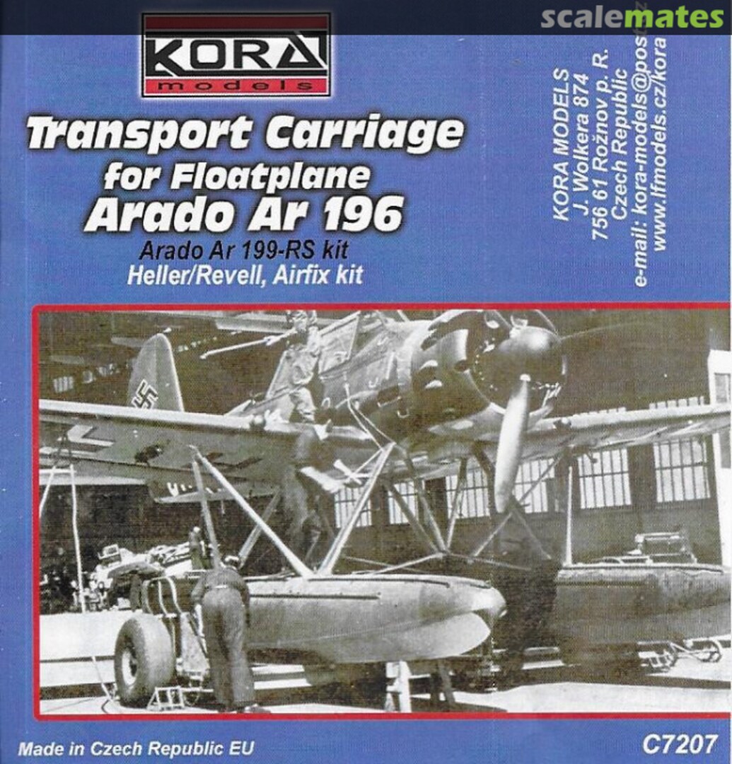 Boxart Arado Ar 196, Ar 199 C7207 Kora Models