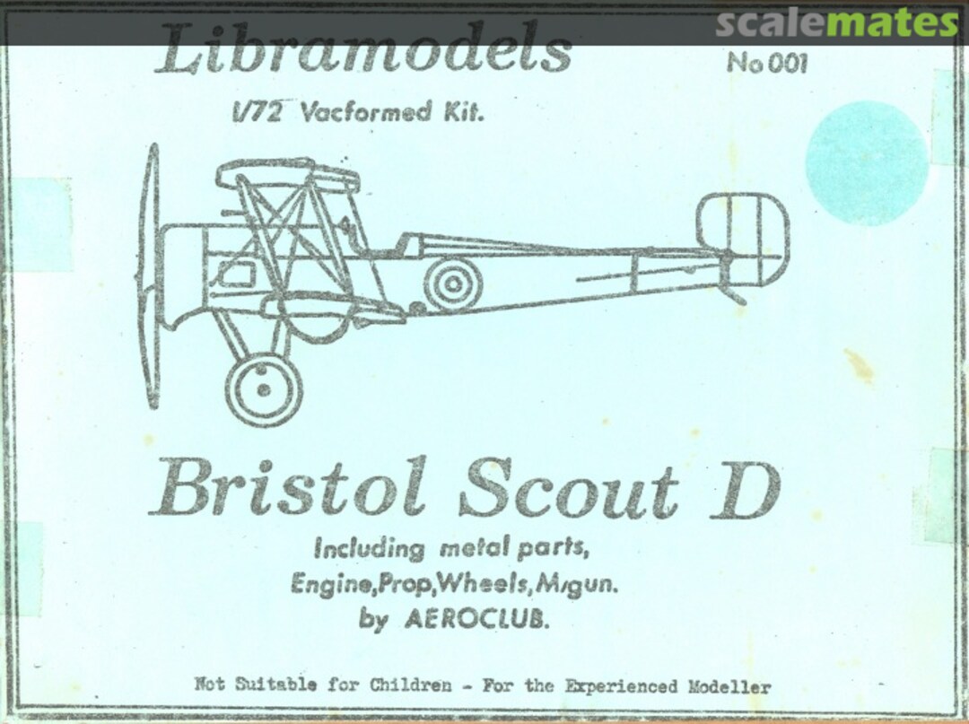 Boxart Bristol Scout D 001 Libramodels