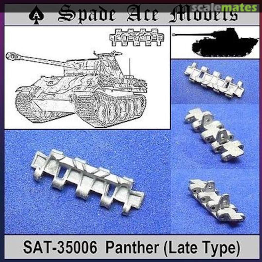 Boxart Metal Track Panther Late Type SAT-35006 Spade Ace Models