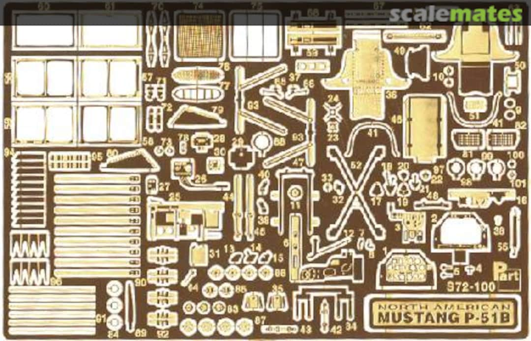 Boxart P-51B Mustang S72-100 Part