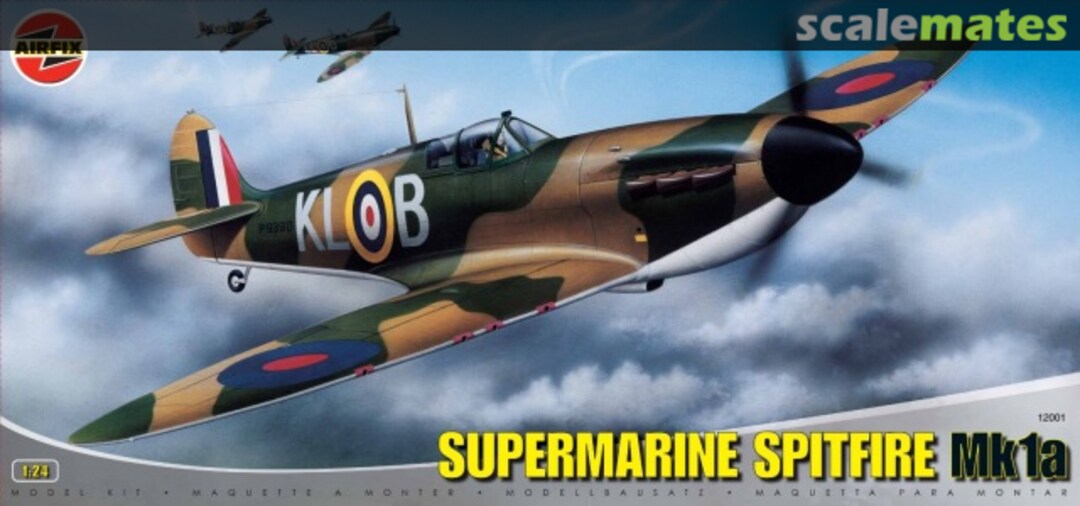 Boxart Supermarine Spitfire Mk1a A12001 Airfix