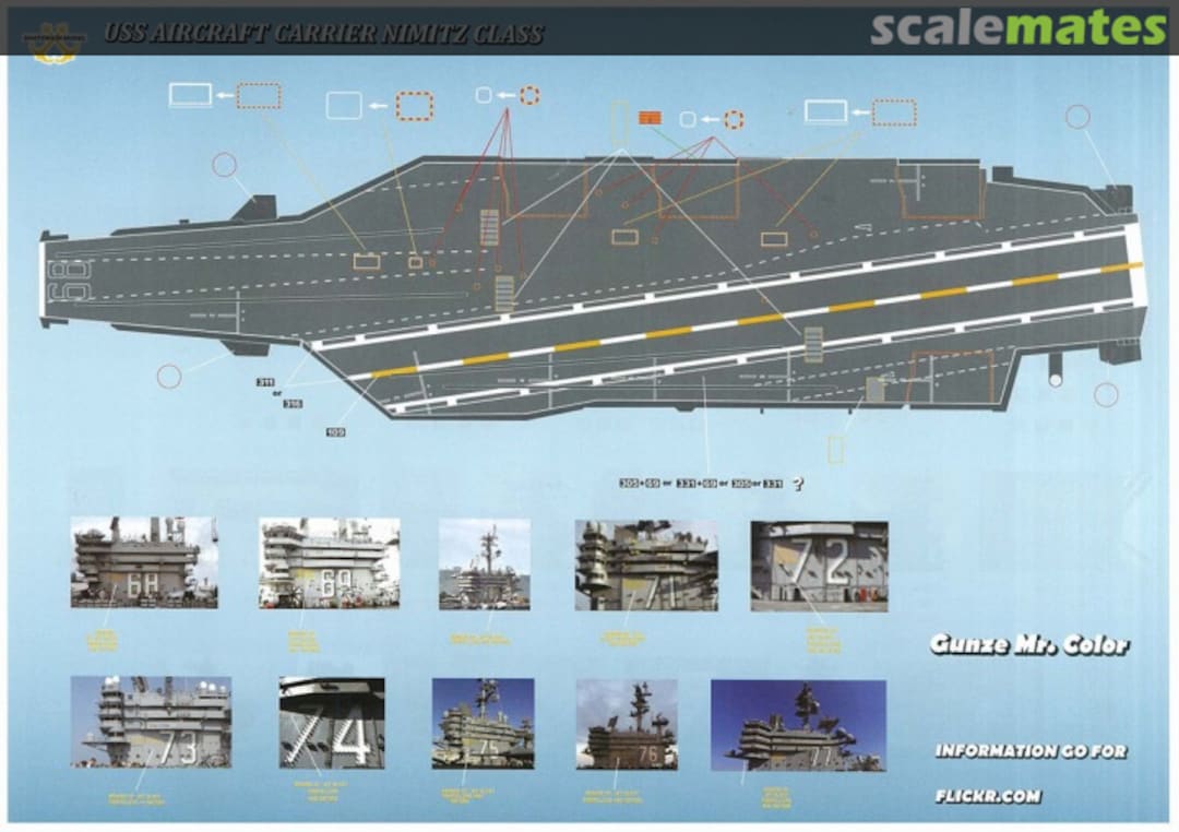 Boxart USS Nimitz Class D350-003 Boatswain Model