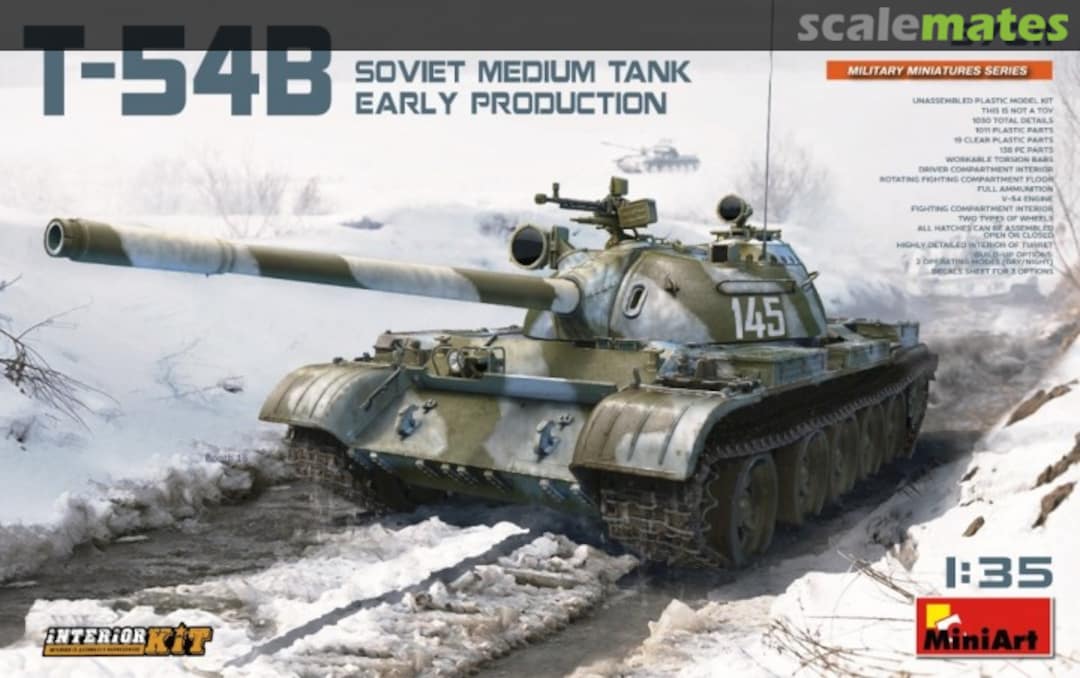 Boxart T-54B Early Production 37011 MiniArt