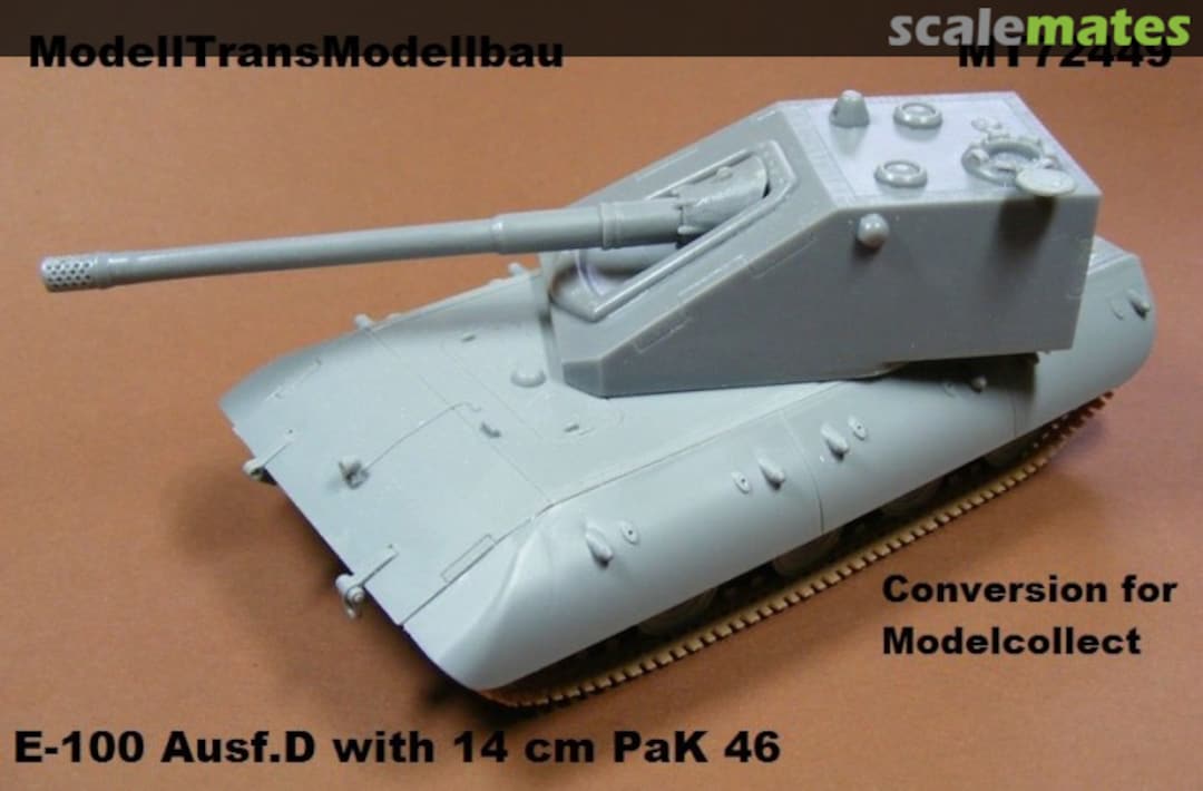 Boxart E-100 Ausf. D MT72449 Modell Trans Modellbau