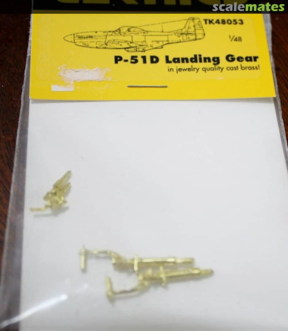 Boxart P-51D Landing Gear Legs TK48053 Teknics