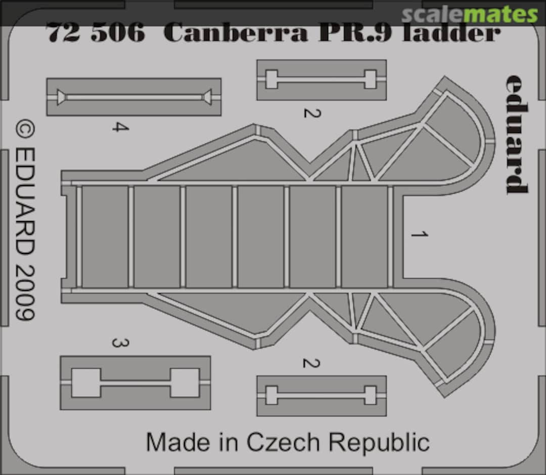 Boxart Canberra PR.9 ladder 72506 Eduard