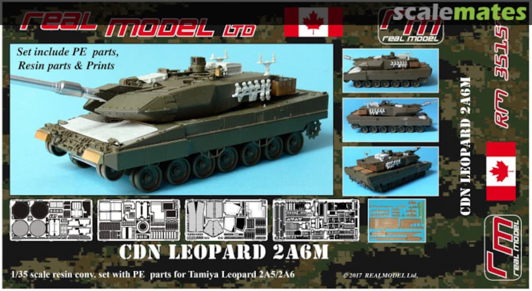 Boxart Canadian Leopard 2A6M RM35157 Real Model