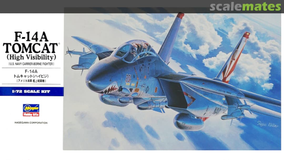 Boxart F-14A Tomcat (High Visibility) 00533 Hasegawa