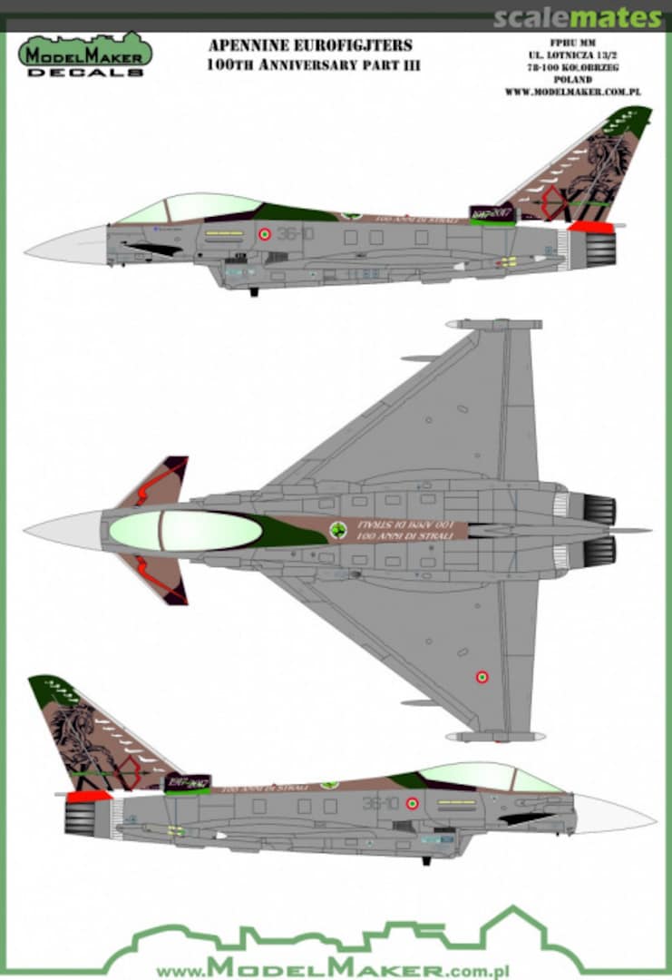 Boxart Apennine Eurofighters Part 3 D48143 ModelMaker