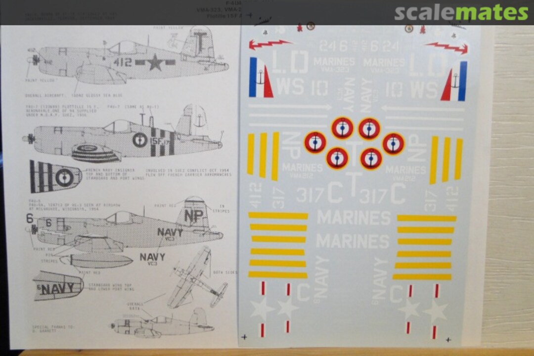 Boxart F4U-4/5N/7/Au-1 72-346 SuperScale International