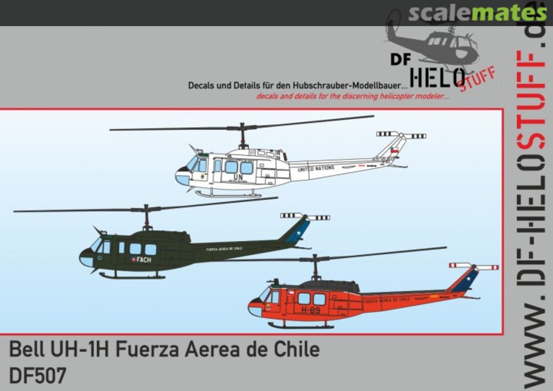 Boxart Bell UH-1H Chilean Hueys DF50772 DF HeloStuff