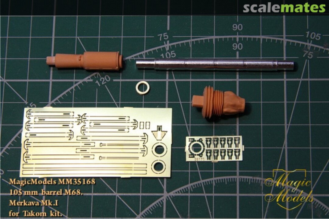Boxart 105 mm barrel M68. Merkava Mk.I MM35168 Magic Models