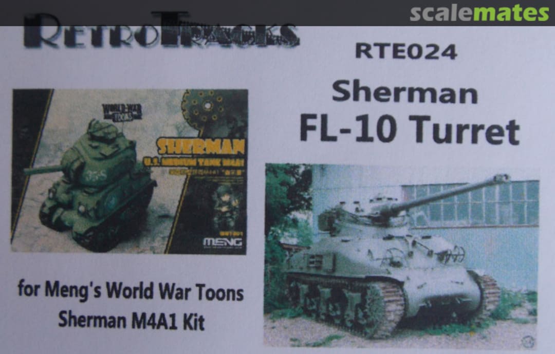 Boxart Sherman FL-10 Turret RTE024 RetroTracks