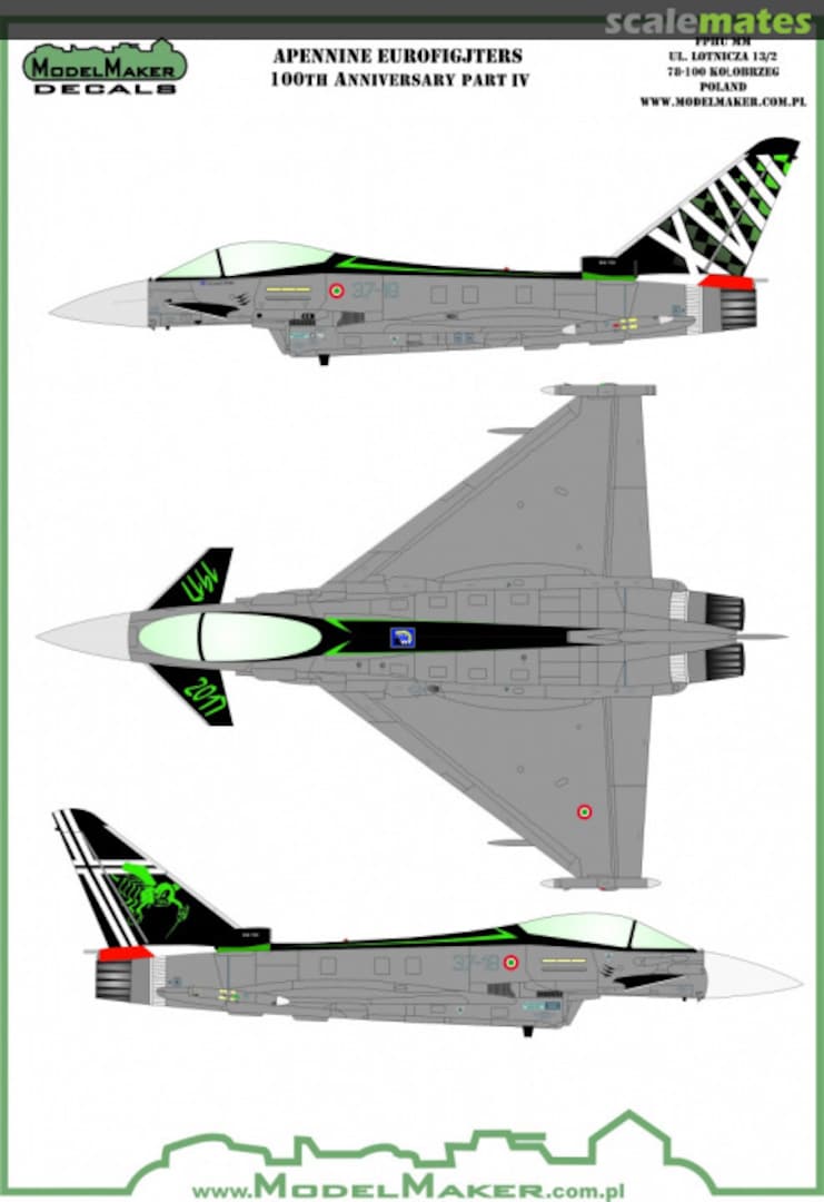 Boxart Apennine Eurofighters D72144 ModelMaker