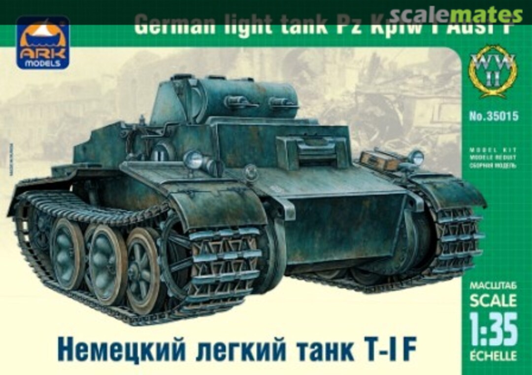 Boxart Pz Kpfw I Ausf F 35015 Ark Models