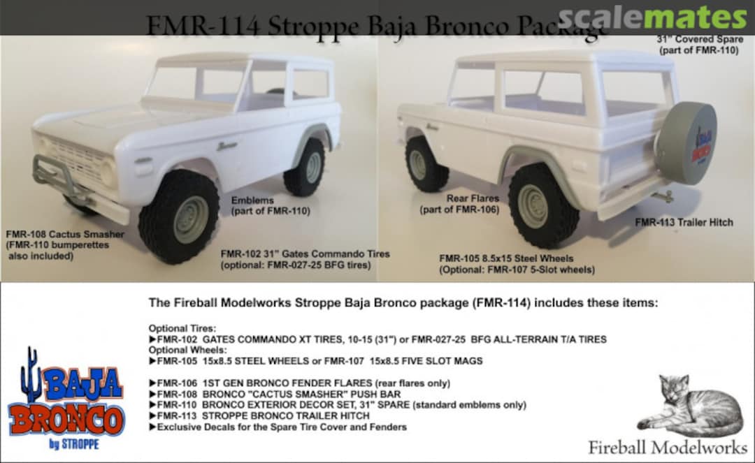 Boxart Stroppe Baja Bronco Package FMR-114 Fireball Modelworks