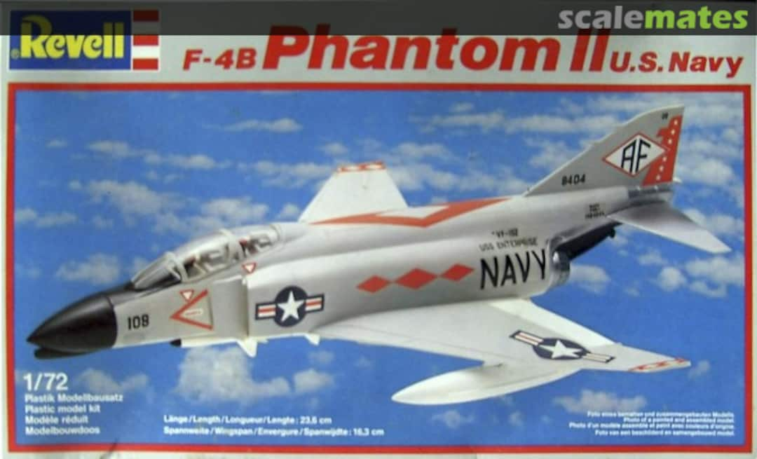 Boxart F-4B Phantom II U.S. Navy 4339 Revell