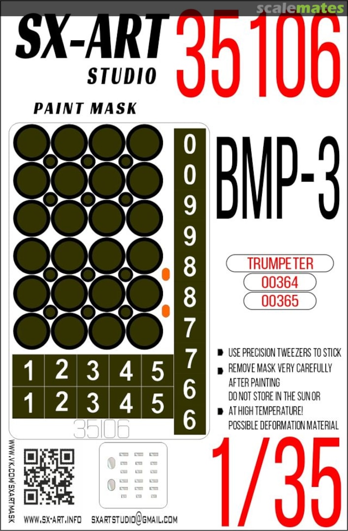 Boxart BMP-3 msks 35106 SX-Art