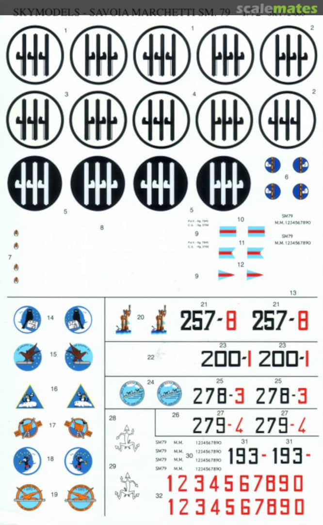 Boxart Savoia Marchetti SM.79 SKY72-003 Sky Models