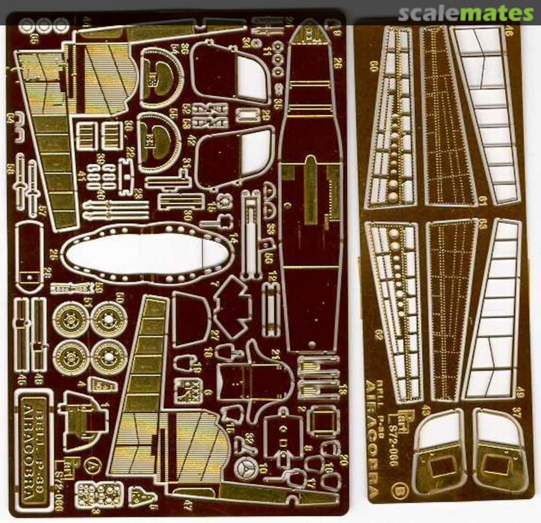 Boxart P-39 Airacobra S72-066 Part