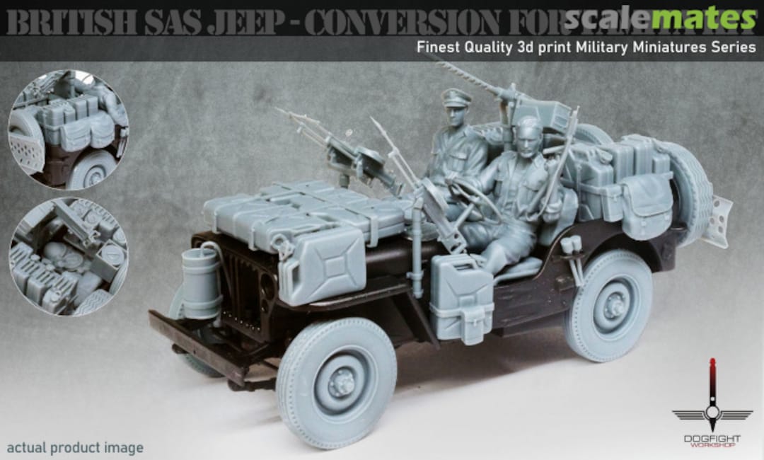 Boxart British SAS Jeep conversion set 35C01 Dogfight Workshop