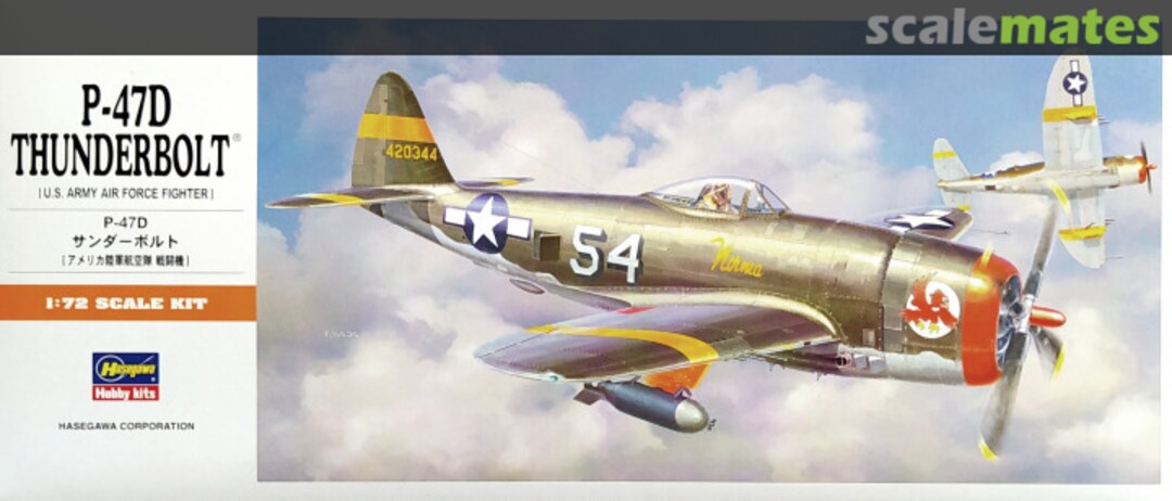 Boxart P-47D Thunderbolt 00138 Hasegawa