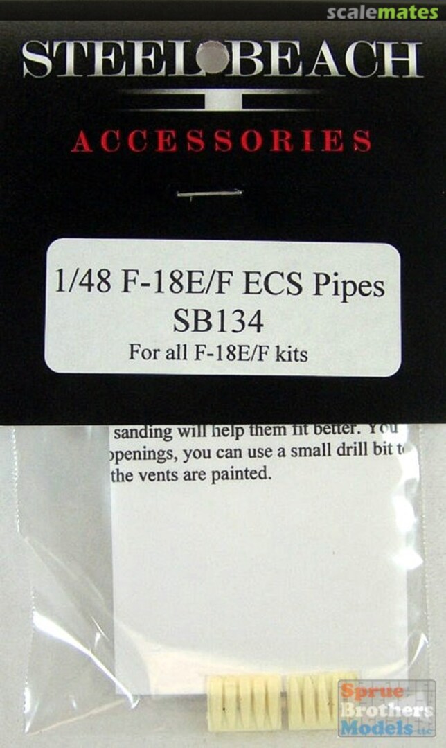 Boxart F-18E/F ECS Pipes 48022 Steel Beach