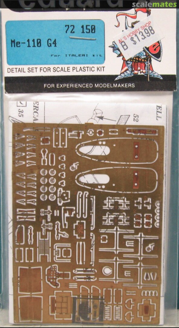 Boxart Me-110 G4 72150 Eduard