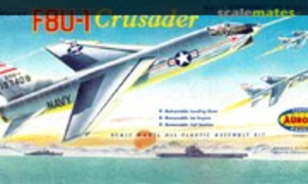 1:48 Vought F8U-1 Crusader Navy &quot;Supersonic&quot; Jet Fighter (Aurora 119-98)