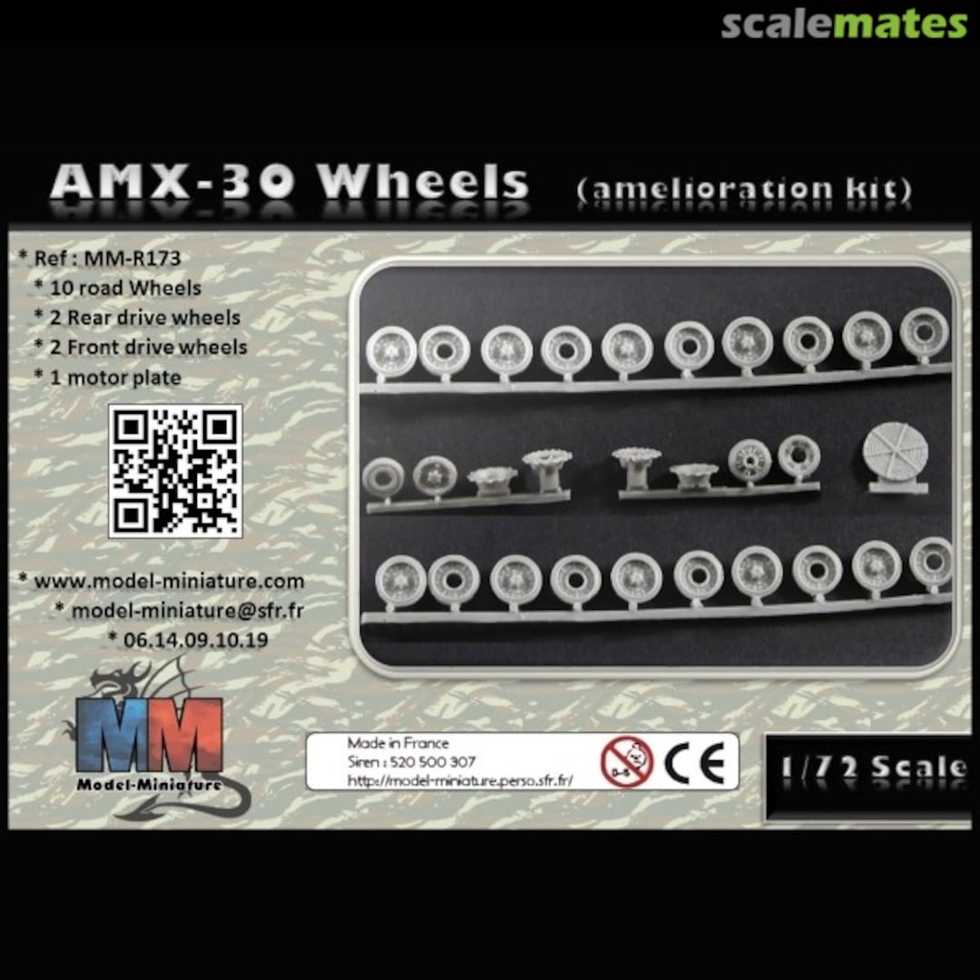 Boxart AMX-30 wheel set upgrade kit MM-R173 Model Miniature