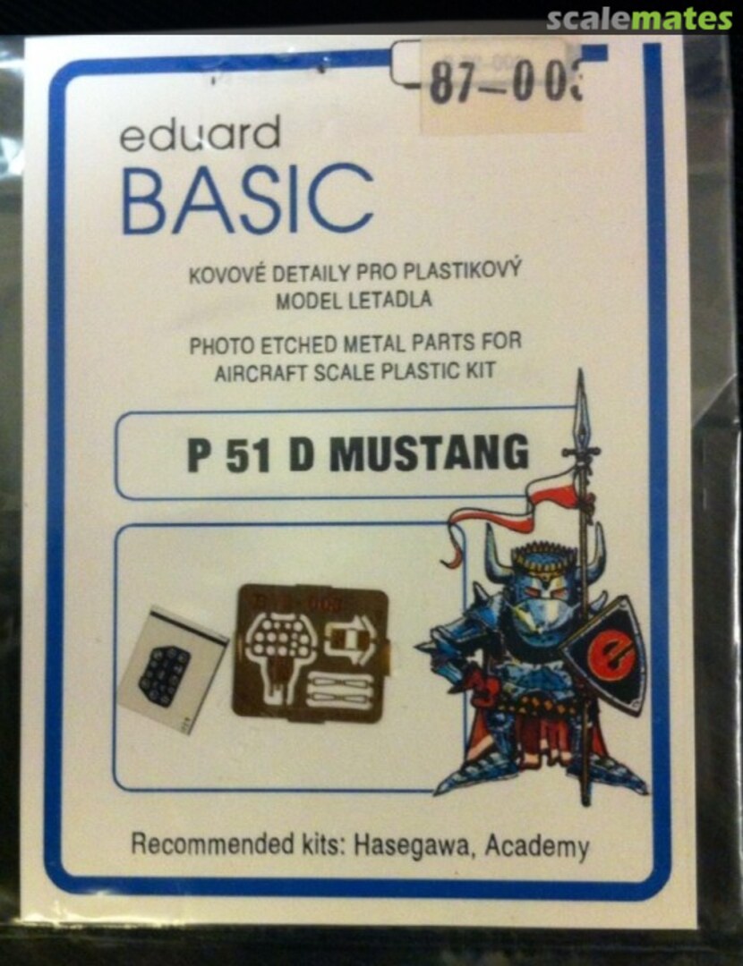 Boxart P-51D Mustang 87-003 Eduard