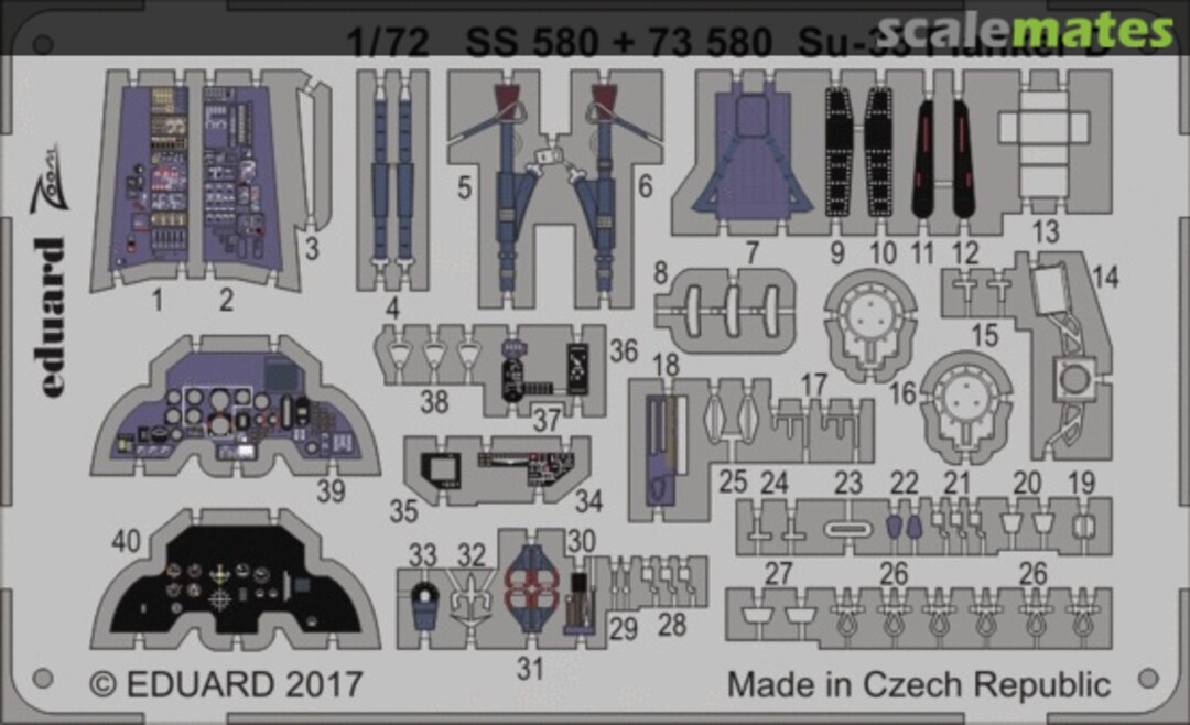 Boxart Su-33 Flanker D SS580 Eduard