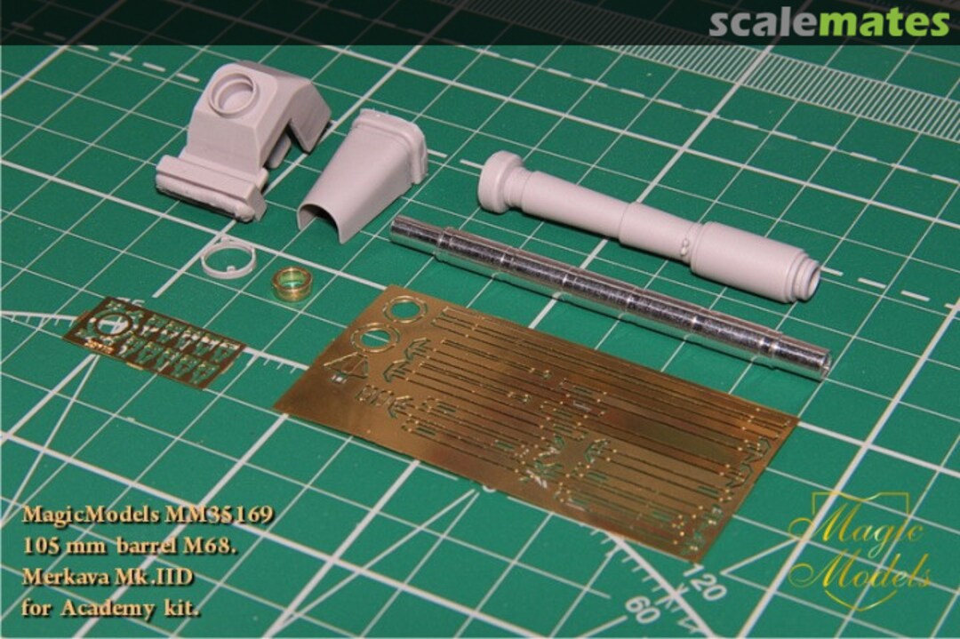 Boxart IMI 105 mm gun for Merkava mk. 2/2B/2D MM35169 Magic Models