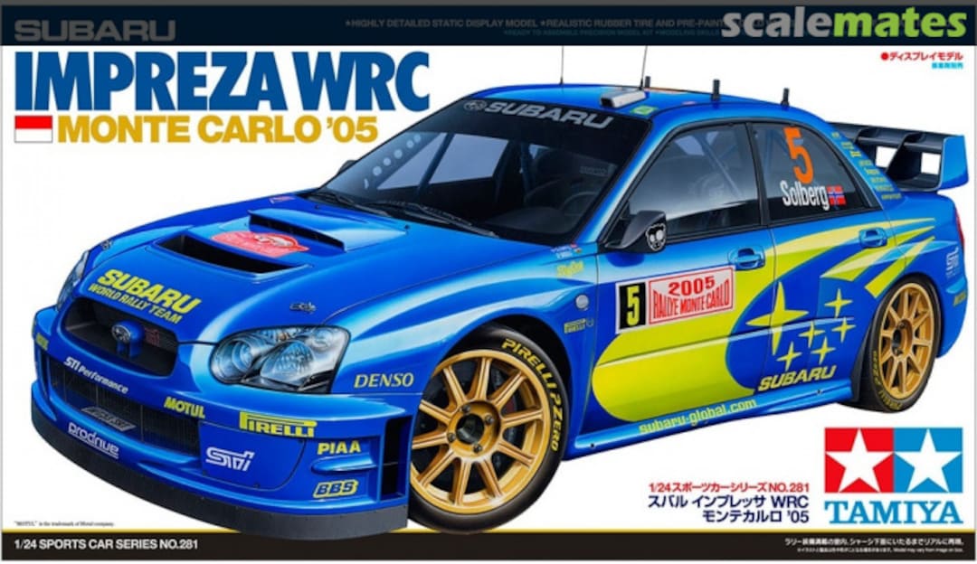 Boxart Subaru Impreza WRC 24281 Tamiya