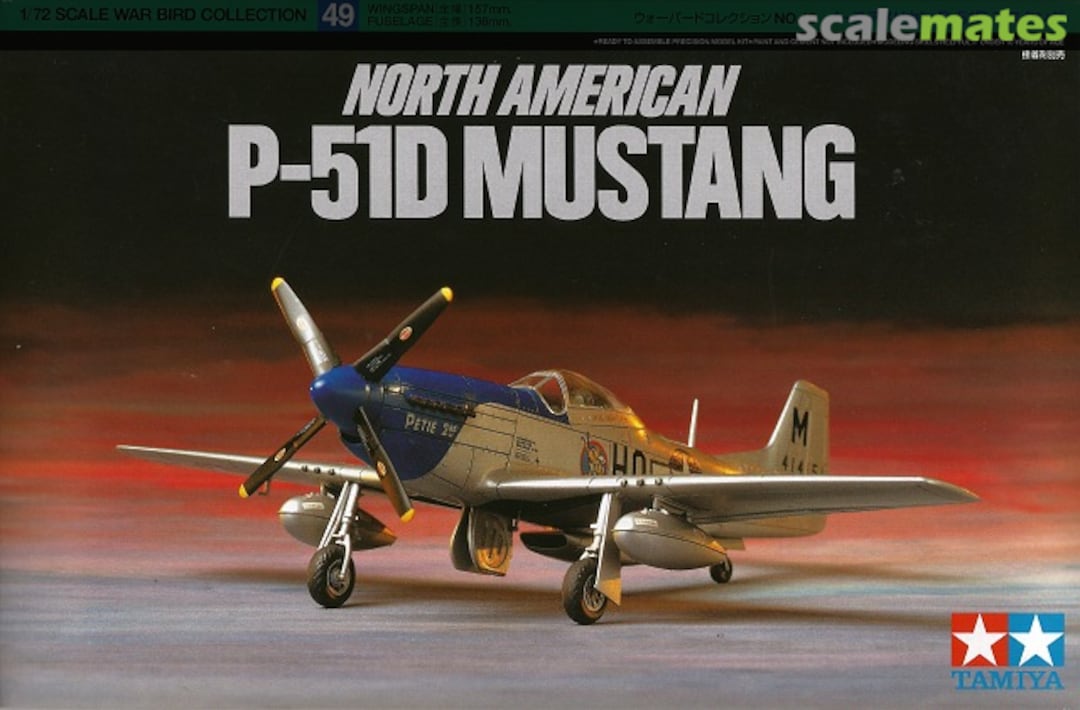 Boxart North American P-51D Mustang 60749 Tamiya