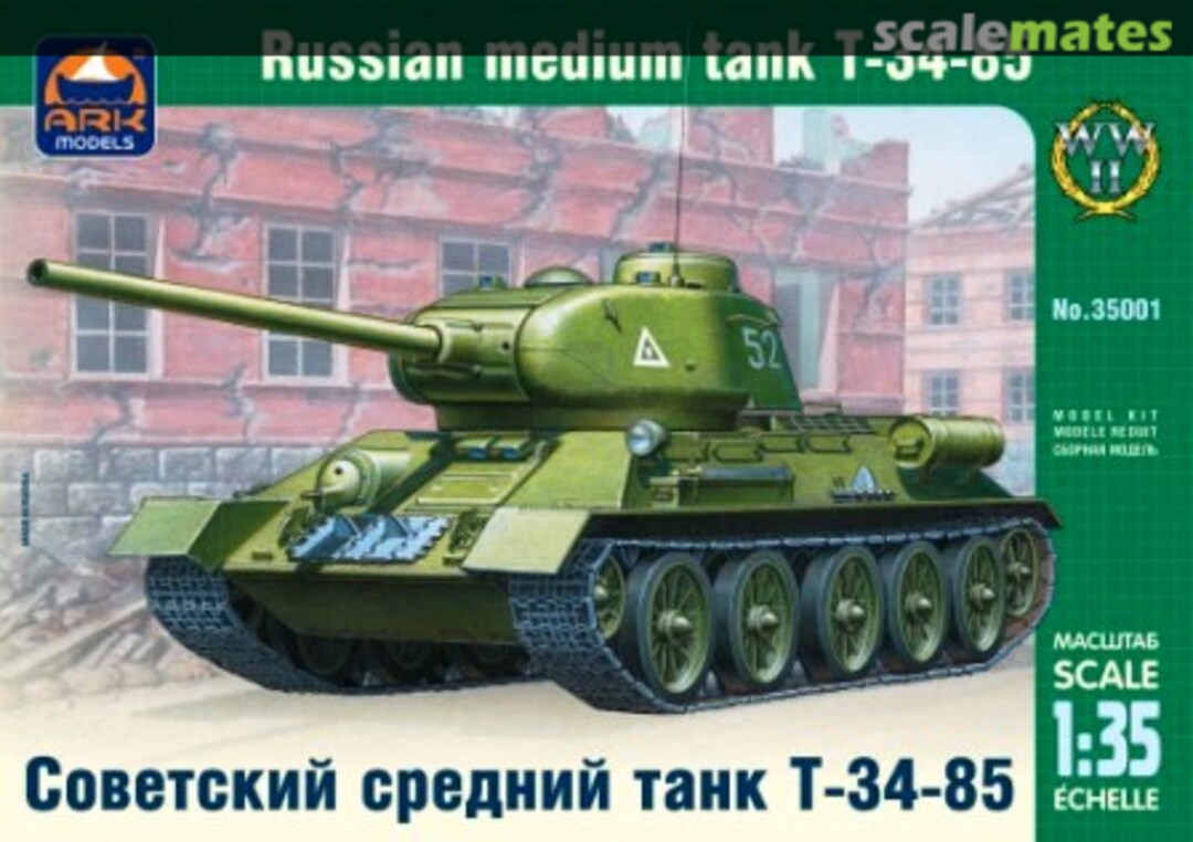 Boxart T-34-85 35001 Ark Models