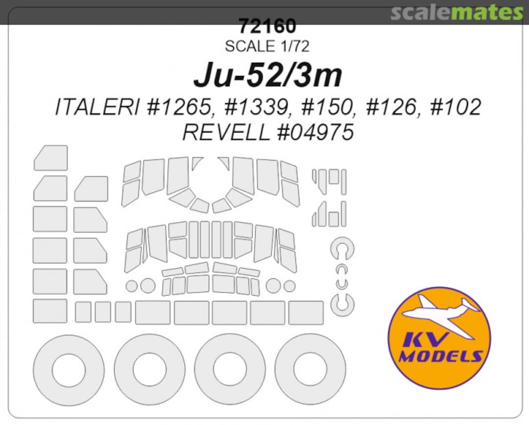Boxart Ju-52/3m 72160 KV Models