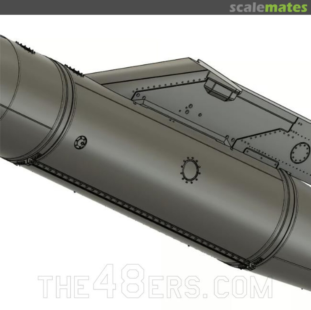 Boxart F-16 370 GAL Wing Fuel Tank (Pylon Type 1) WOL481522 Wolf 3D Resin Parts Boxart F-16 370 GAL Wing Fuel Tank (Pylon Type 1) WOL481522 Wolf 3D Resin Parts