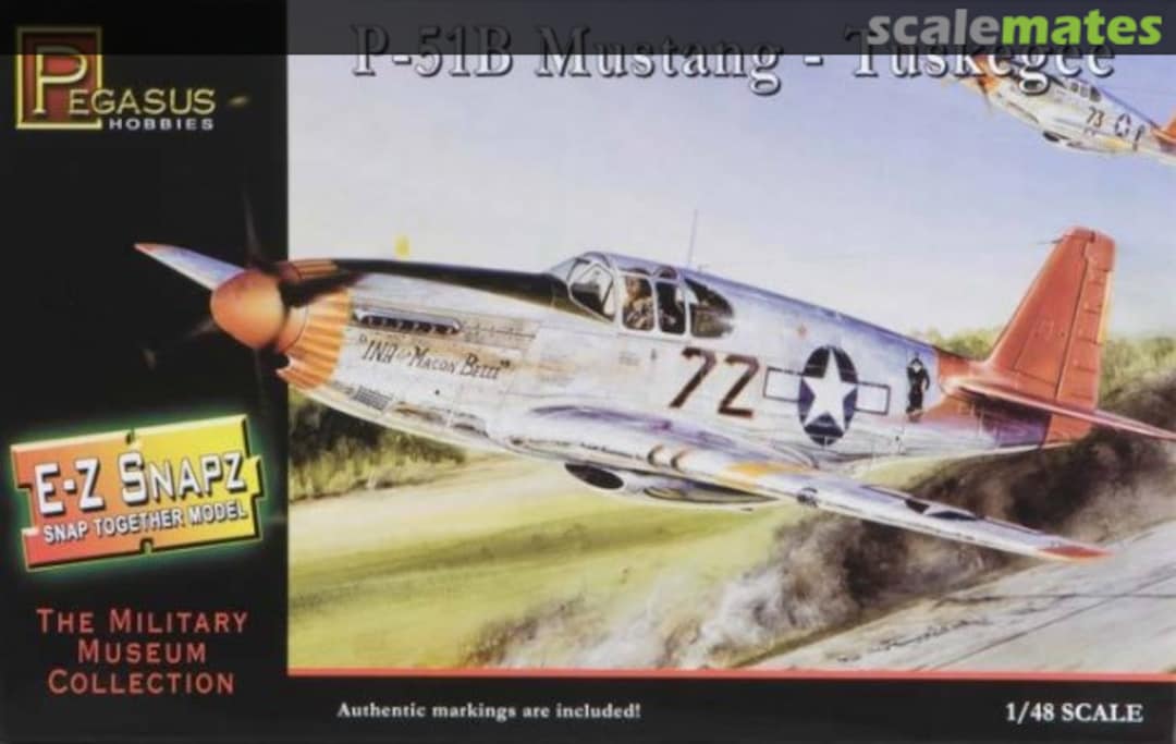 Boxart North American P-51B Mustang - Tuskegee 8404 Pegasus Hobbies